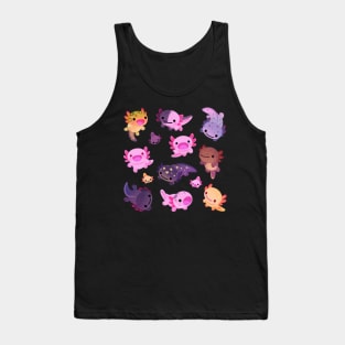 Happy axolotl Tank Top